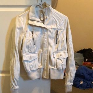 White Leather Jacket